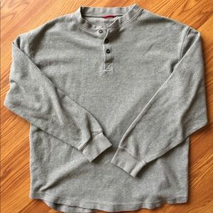 Henley Thermal Grey - Men’s
